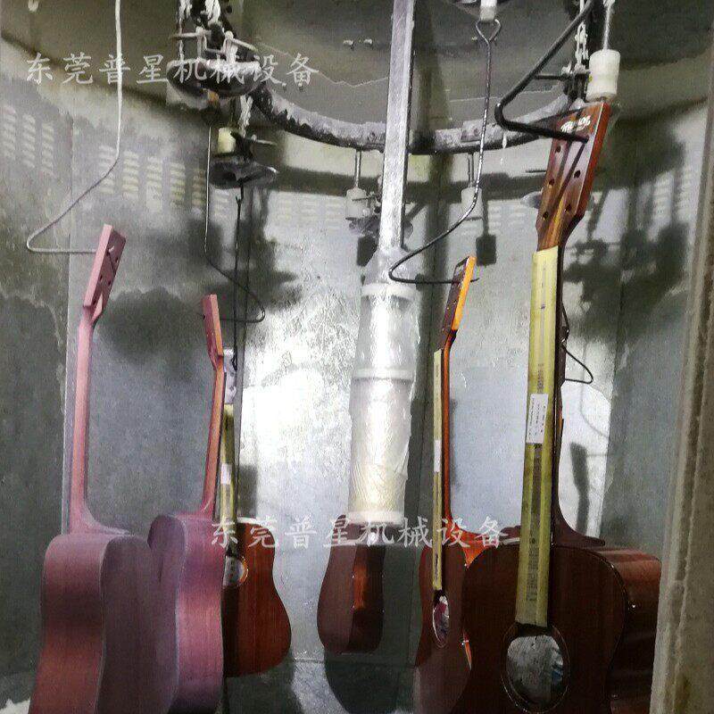 台湾卫浦普星DISK吉他喷漆设备PE双组份竹木五金静电喷涂机头