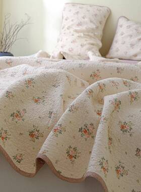 小清床新全棉砂洗缝盖单件2025新款单纯棉榻榻米绗夹棉SX202505床