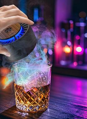套电动鸡酒尾熏烟机调酒组合熏烟器便携式家庭派TP-20对聚会调酒