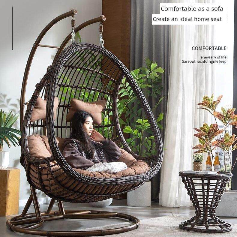 [94%率]吊篮椅室内秋千阳台双人藤椅摇椅吊椅户外庭院休闲