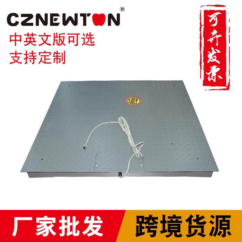 跨境工厂牛顿力OIML/NTEP全喷塑碳钢重型地磅5000精度1-5吨