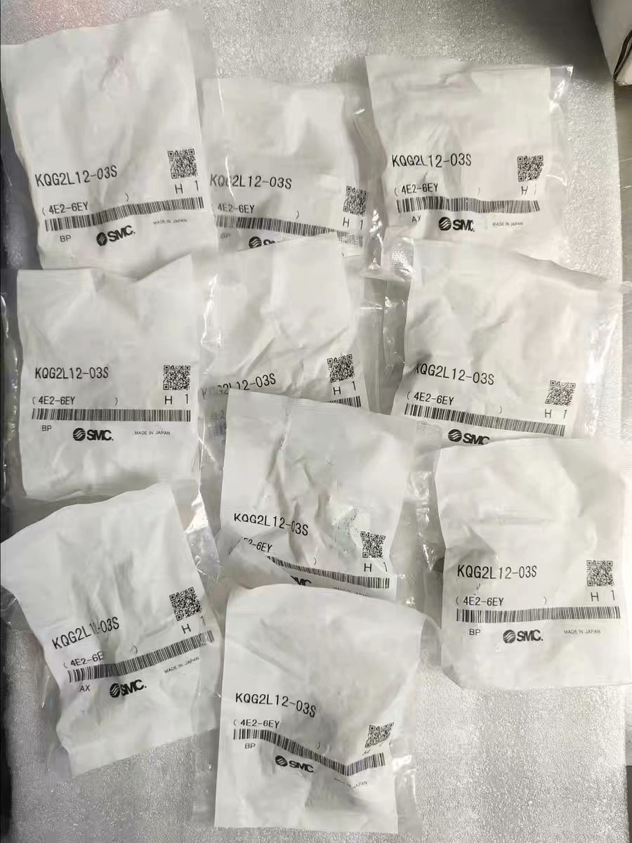 打包处理:全新原装正品SMC不锈钢接头KQG2L12-03S