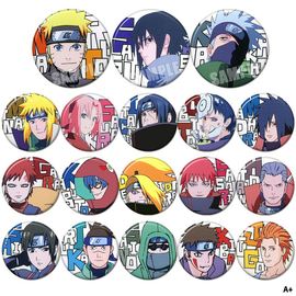 火影忍者NARUTO周边佐助二次元动漫卡卡西勋章徽章胸章吧唧A+款