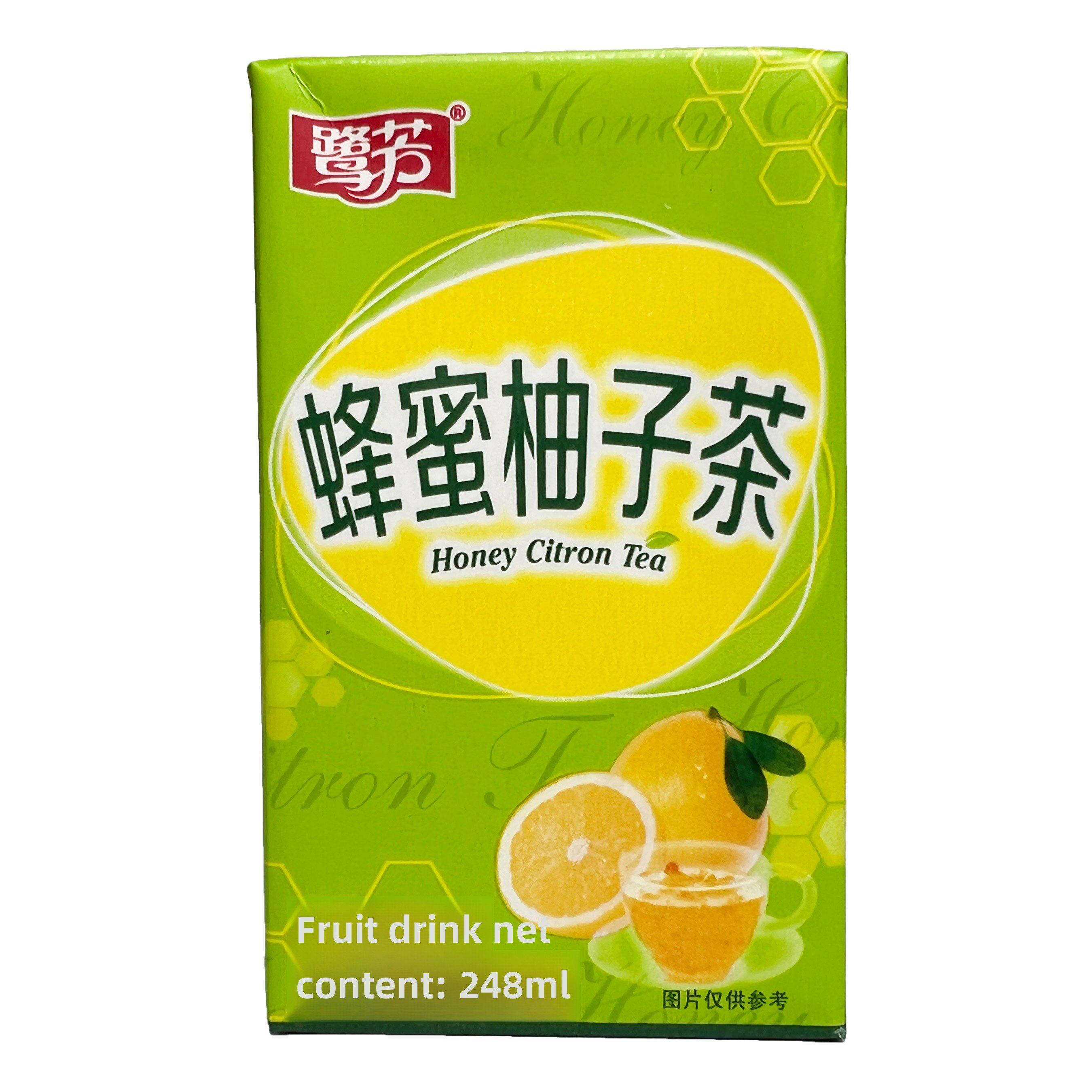 厦门惠尔康禄芳蜂蜜柚子茶果味饮料248ml纸盒闽南特产童年怀旧味
