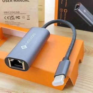 铝合金Type c转RJ45网口千兆手机有线连网线转接口以太网卡转换器