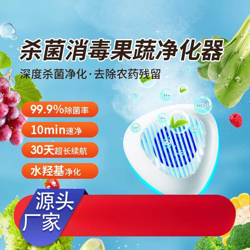 德国蓝宝无线果蔬清洗机家用除农残洗菜机全自动食材净化器洗水果