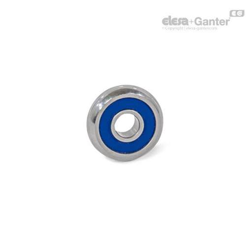 Elesa Ganter伊莉莎冈特 GN 2496 不锈钢凸缘滚轮