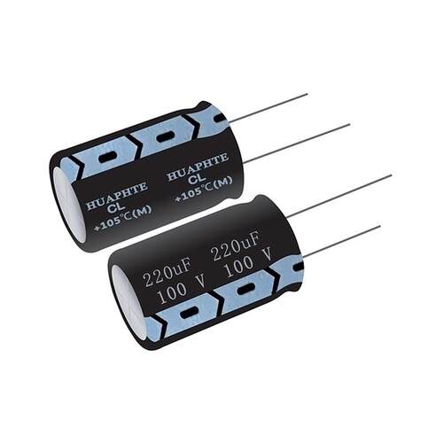 CL 100V220uF 13X25 华宝泰 直插铝电解电容器 滤波储能旁路 固定