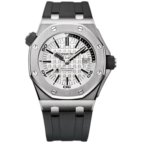 全套盒证[9.8新]爱彼皇家橡树离岸型精钢自动机械手表男15710ST