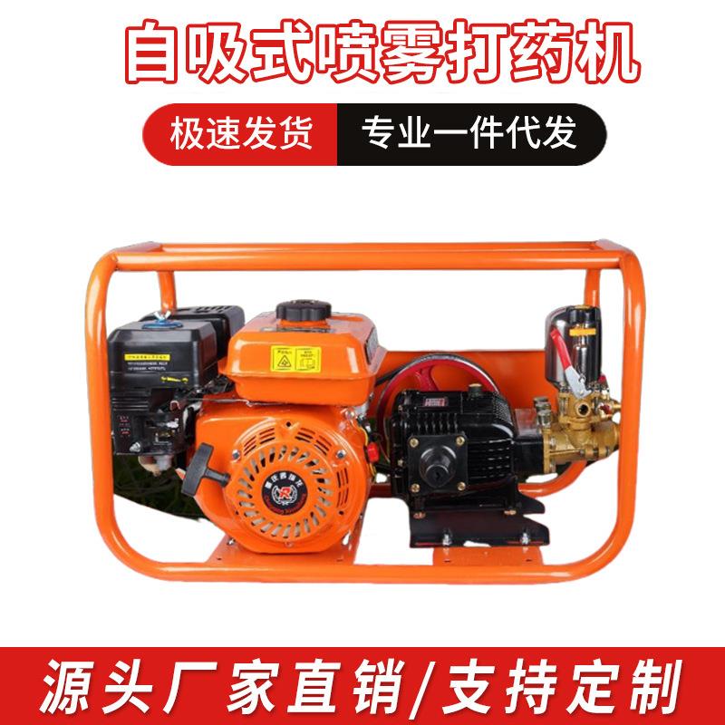 自吸式喷雾打药机丘陵果树园林汽油动力喷雾机农用高压电动喷雾器