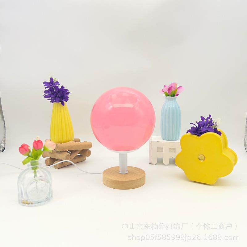 母婴房玻璃小夜灯跨境创意小夜灯卧室睡眠灯儿童浪漫氛围灯