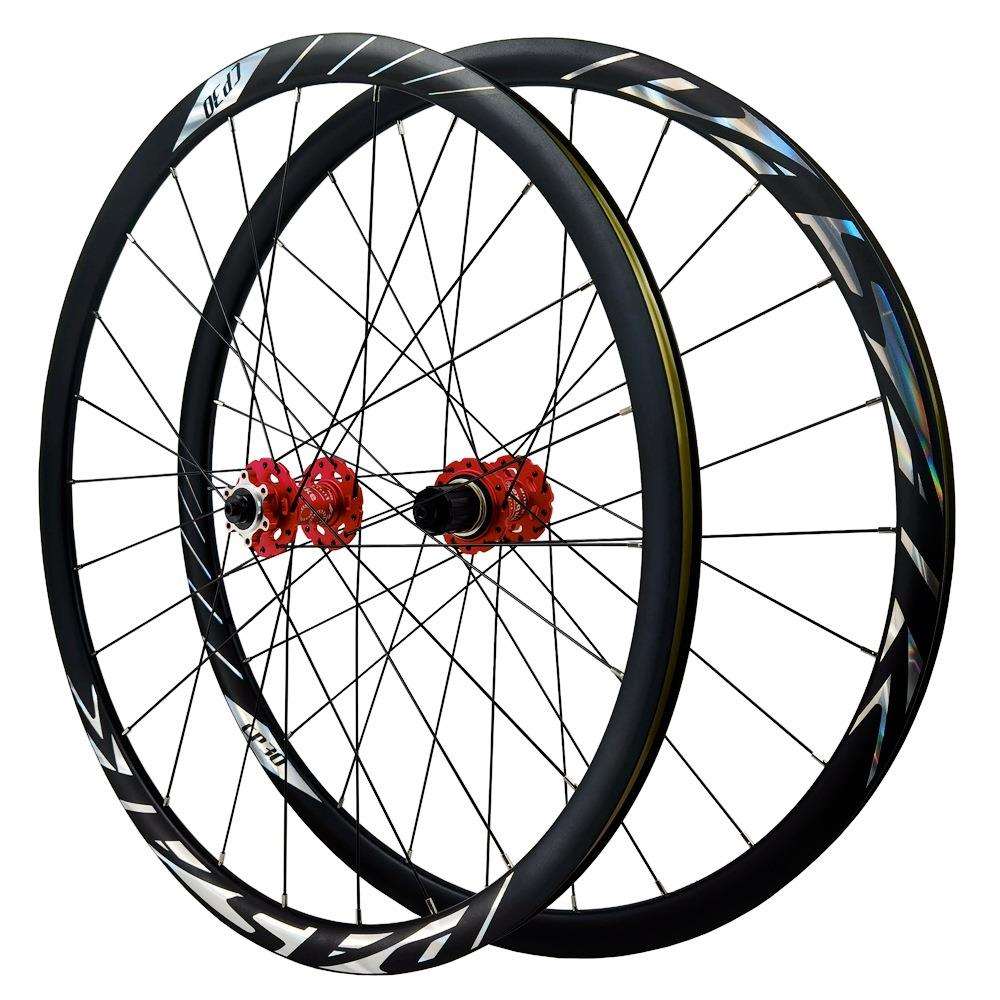 700C碟刹公路PASAK越野公路自行车轮组29寸30MM铝圈HG MS XD 12速