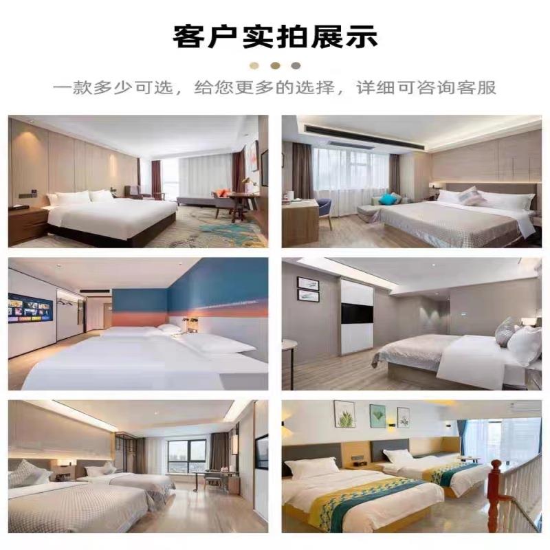 批宾馆家具标间全旅馆客出841房套床酒店单双人床租公宿寓民床可