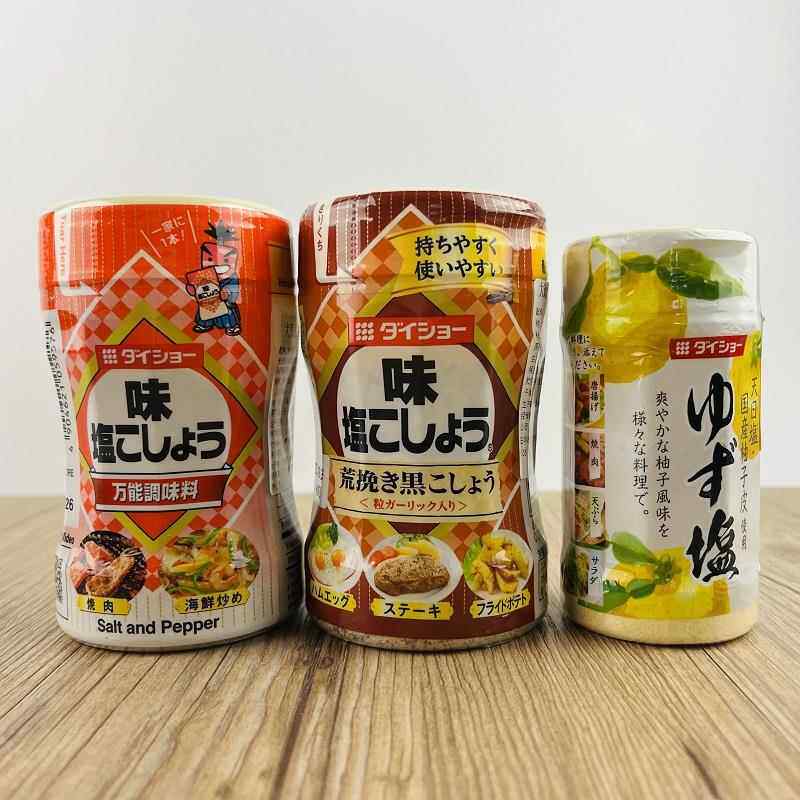 日本进口柚子盐 柚子味调味料 烧烤牛排蘸料 凉拌炒菜调味酱