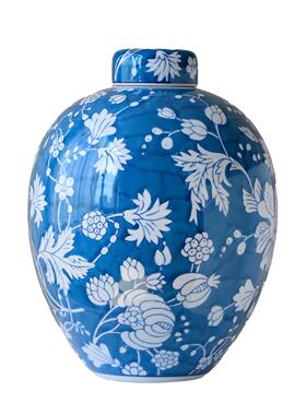宋代美学中式陶瓷花瓶摆件轻奢高档客厅玄关插花装饰景德镇青花瓷
