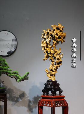 奇石天然太湖石原石观光石新中式景观石传统石头摆件灵璧石造型石