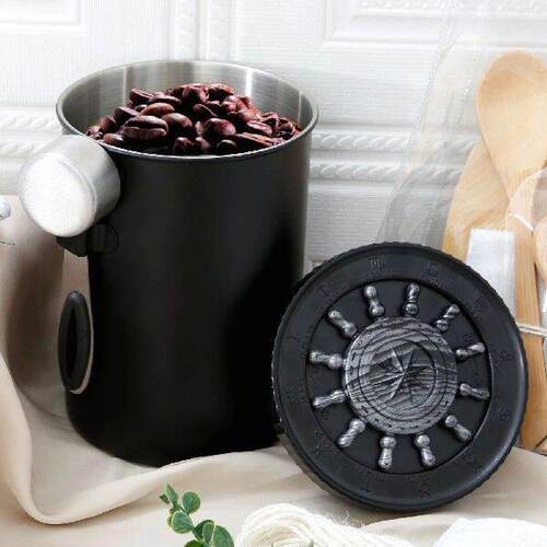 1.8L Coffee Beans Vacuum Sealed Tank Stainless Steel Food