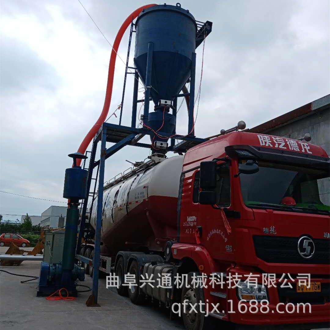 粉煤灰装车吸料机 黑龙江电厂清库吸灰机 水泥粉装罐车负压抽吸机