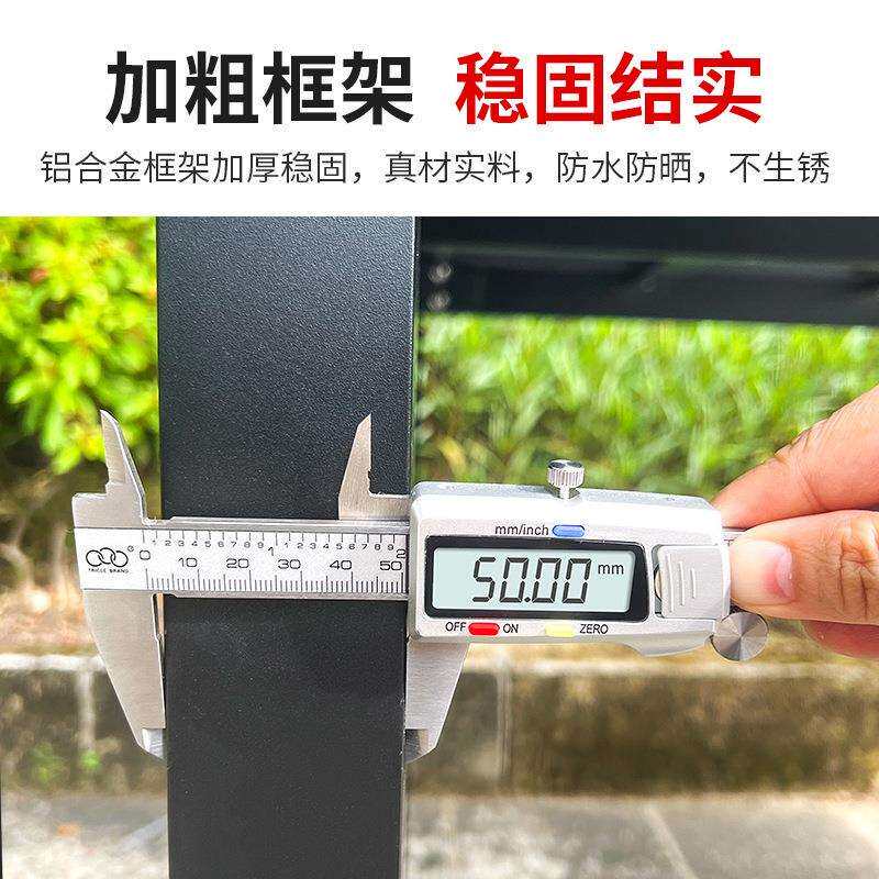 户外塑木家具防水防晒铝合金室外休闲露天阳台花园庭院桌椅组合