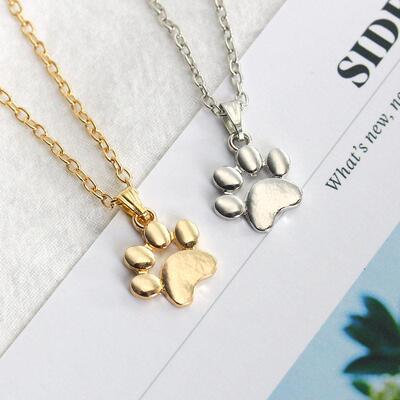 Cute Animal Cat Claw Foot Necklace Fashion Accessories