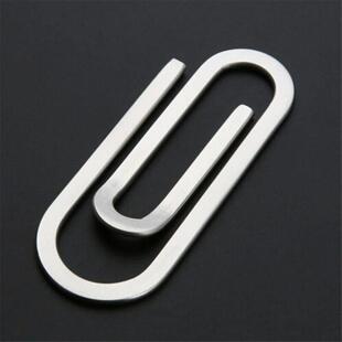 Stainless Holder Money Creative Paper Clip Metal Clips Steel