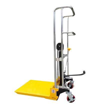 诺力手动液压行李车移动式堆高升降平台车模具升高400公斤PS0485