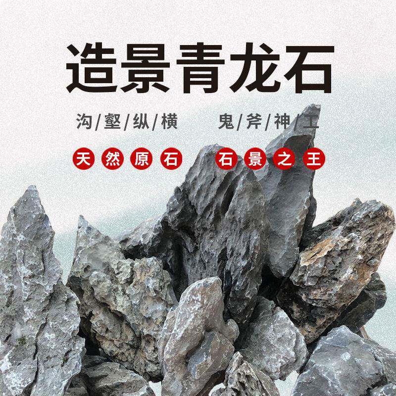 青龙石景观石溪流石鱼缸造景石盆栽草缸假山小块盆景真石头微景观