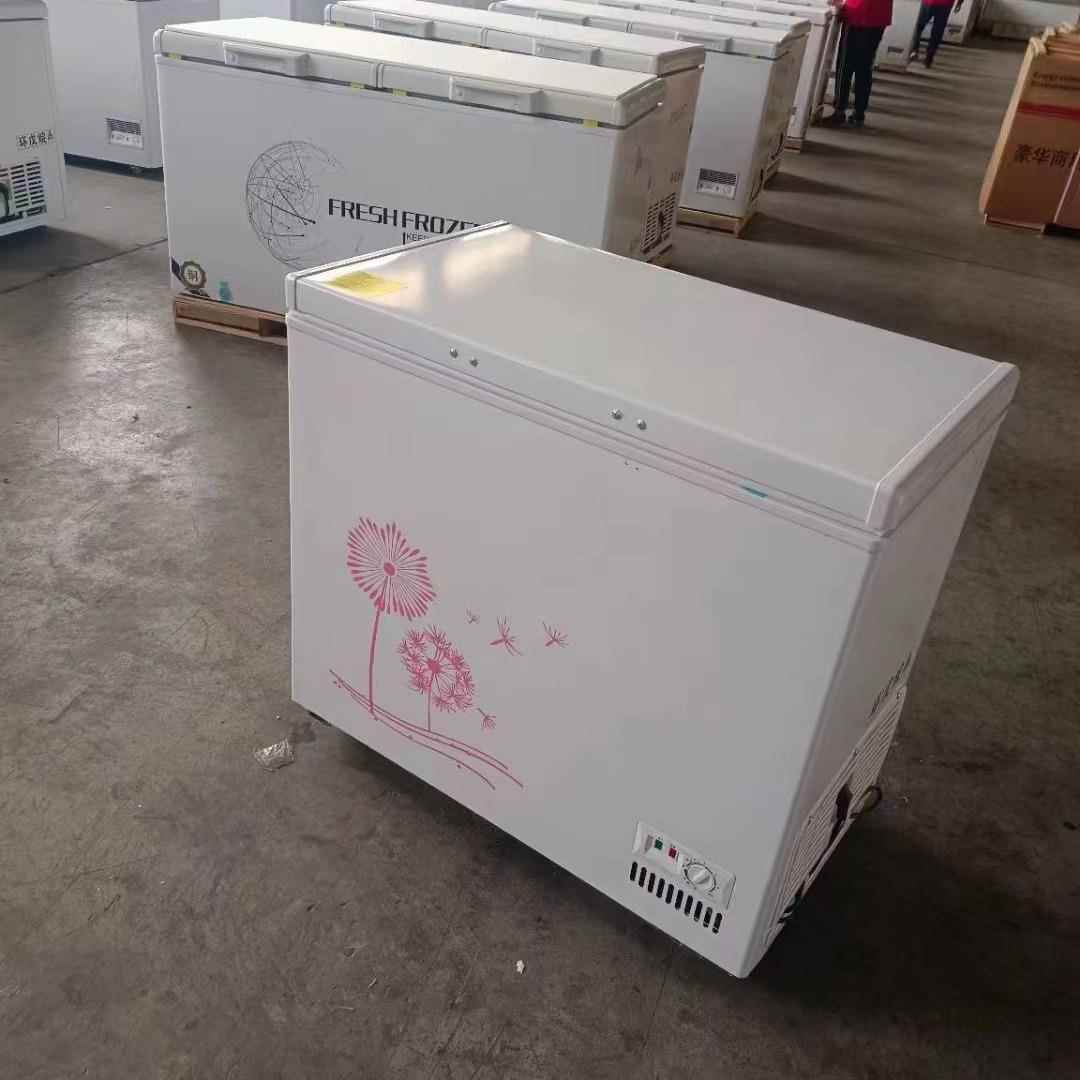 大容量卧式冰柜商用保鲜冷藏冷冻双温冷柜速冻雪糕柜展示柜