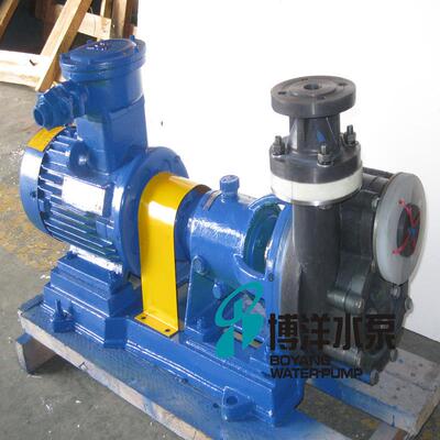 工博牌 卧式电动离心泵 FSB型氟塑料合金耐腐蚀化工泵