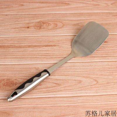 加厚厨具304不锈钢锅铲炒菜铲西式铲欧式铲防烫手柄炒锅中式铲