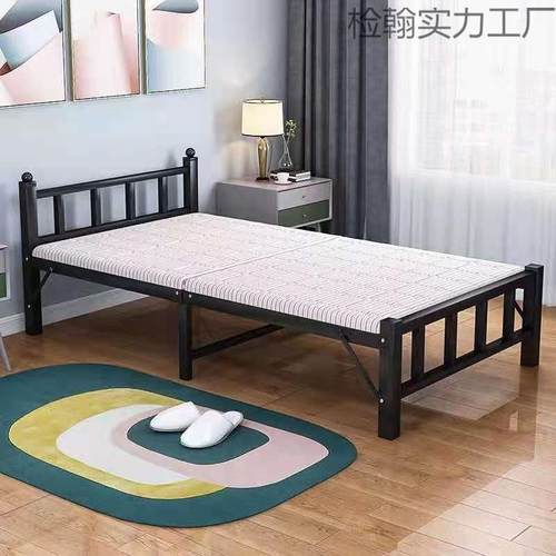 办公室折叠床单人床宿舍沙床成人睡简易午铁发硬板床出租床YYK房