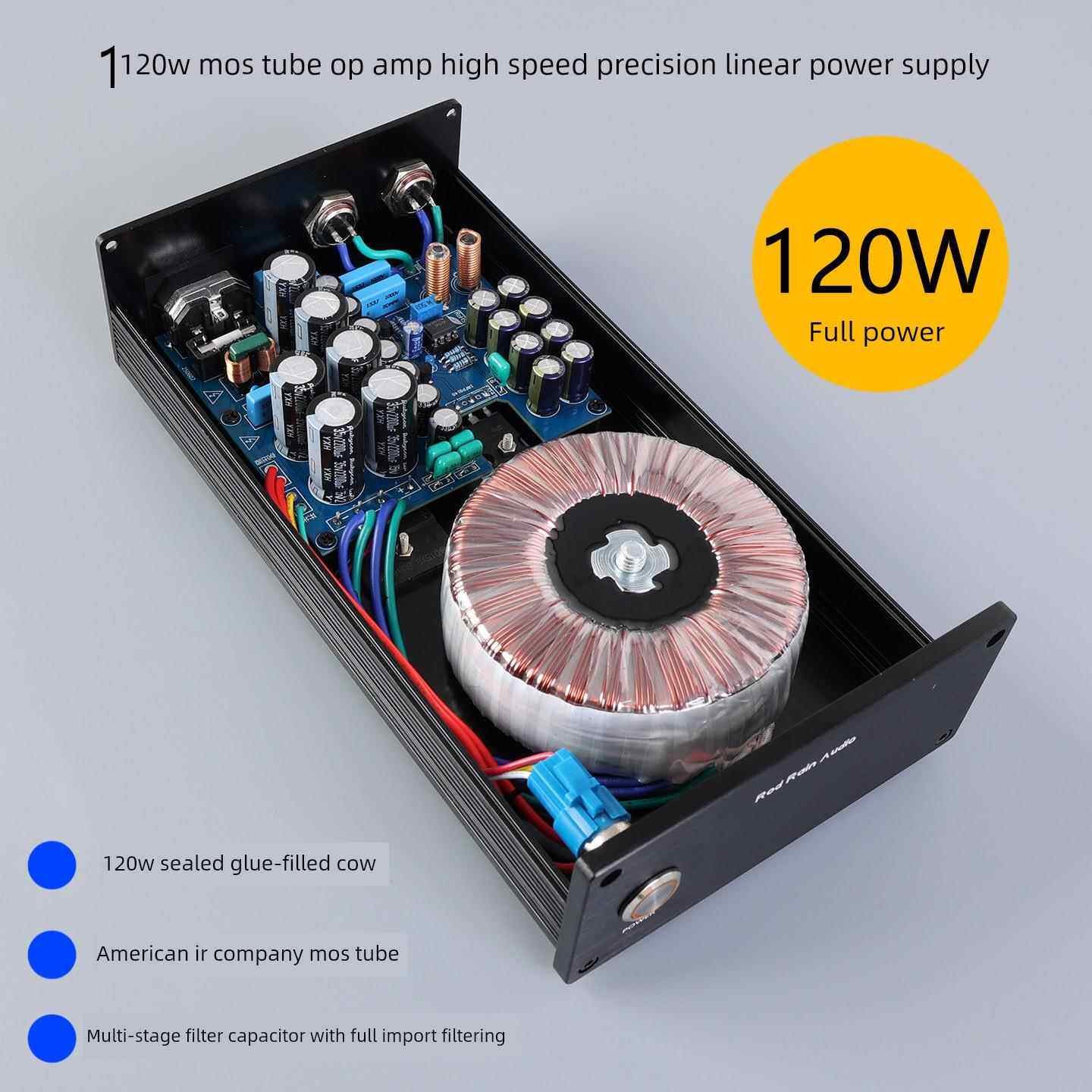 Mos管120W直流线性稳压电源直流输出5V-24V电压12V硬盘盒Nas路由