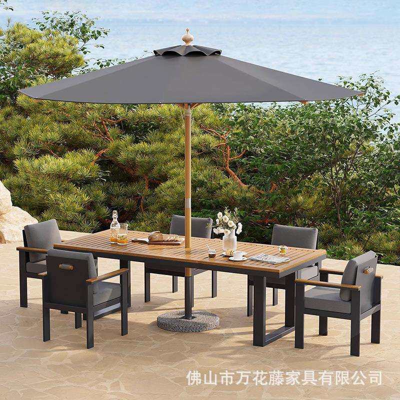 户外桌椅组合出口外贸设计师花园林庭院室外别墅酒店休闲露台家具