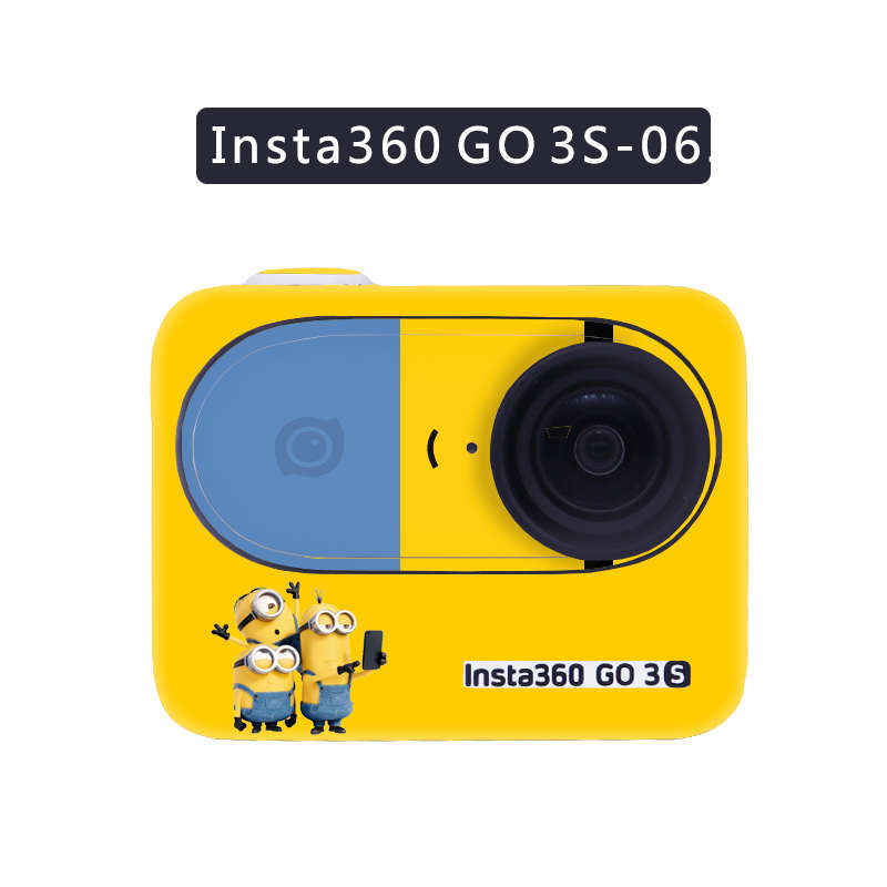 适用于影石Insta360 GO3S贴纸运动相机贴膜不留胶防刮保护膜配件
