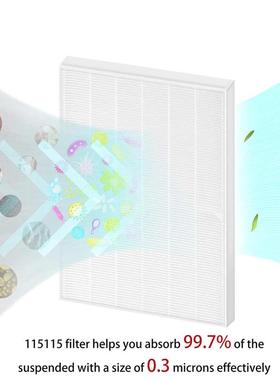 适配Winxi 115115 5300 6300 P300 C535 Hepa过滤网初效棉套装