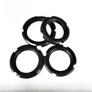 国家标准圆螺母开槽锁紧螺母止动螺母四槽螺母及帽M10—M200