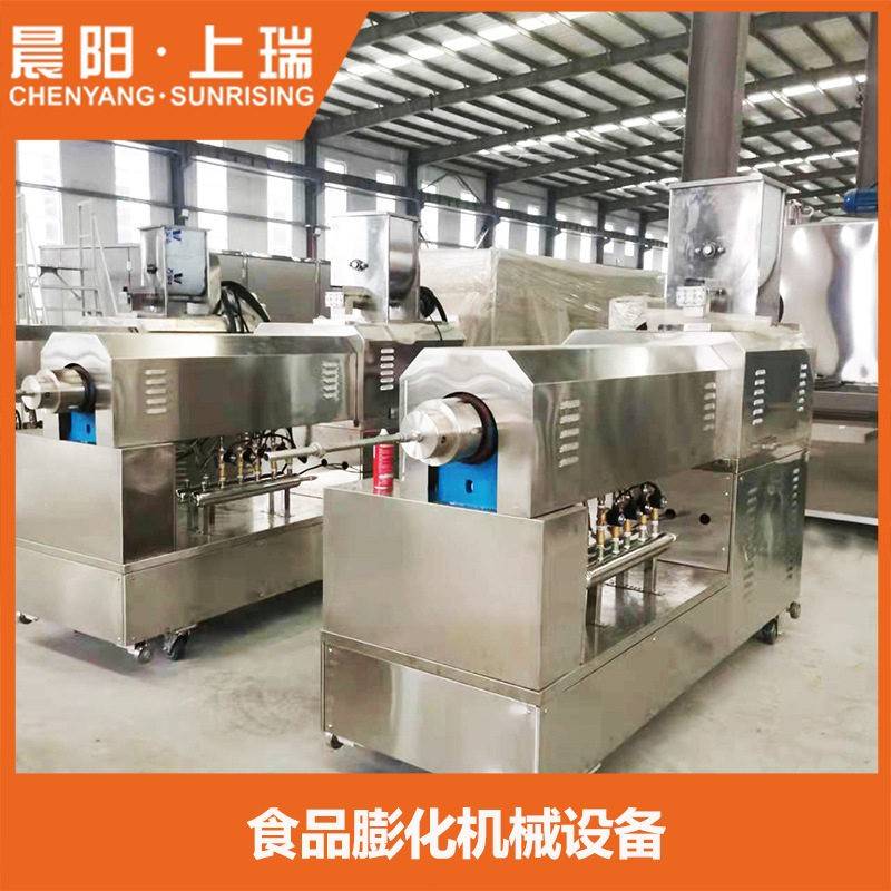 油炸膨化食品生产线膨化油炸食品机器生产线油炸食品机械设备