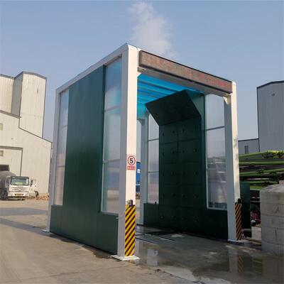 自动建筑道洗车台全程RYT工地感应封闭煤矿隧车辆工龙门式洗轮机