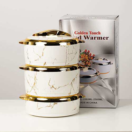 厂价Food Warme外贸3PCS外贸热销非洲1500ML2000ML2500ML圆保温