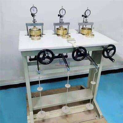 WG-2三联中压固结仪同时两种土样面积回弹指数双刀口双挂钩结构