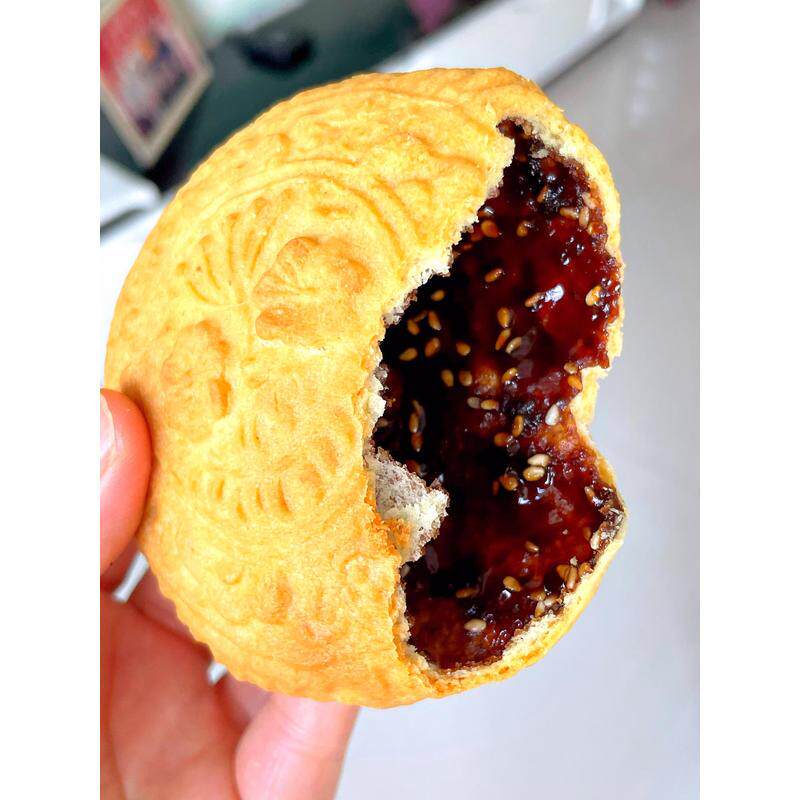 山西空壳月饼空心月饼脆皮月饼空壳饼红糖芝麻花生五仁月饼中秋送