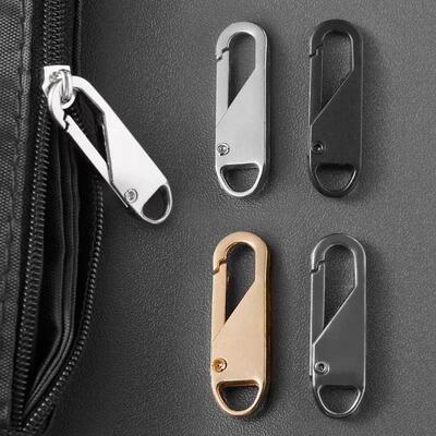 Detachable pull-tab bag universal zipper head buckle accesso
