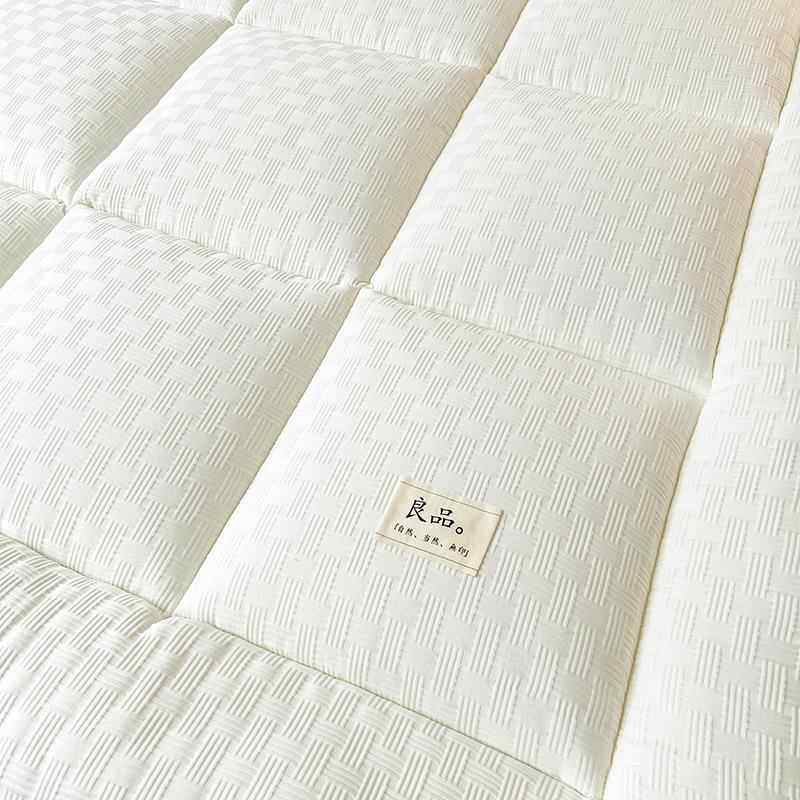 A类针豆纤维褥床垫立体提花织软2023--垫大家用榻榻米床子直播