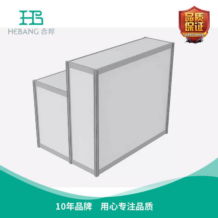合邦八棱柱高低柜产品展示高低柜 标摊配套高柜矮柜展览展示柜
