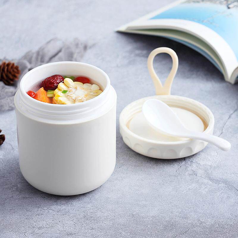 塑料早餐喝粥汤杯可微波便携燕麦杯学生上班族带提手牛奶杯密封