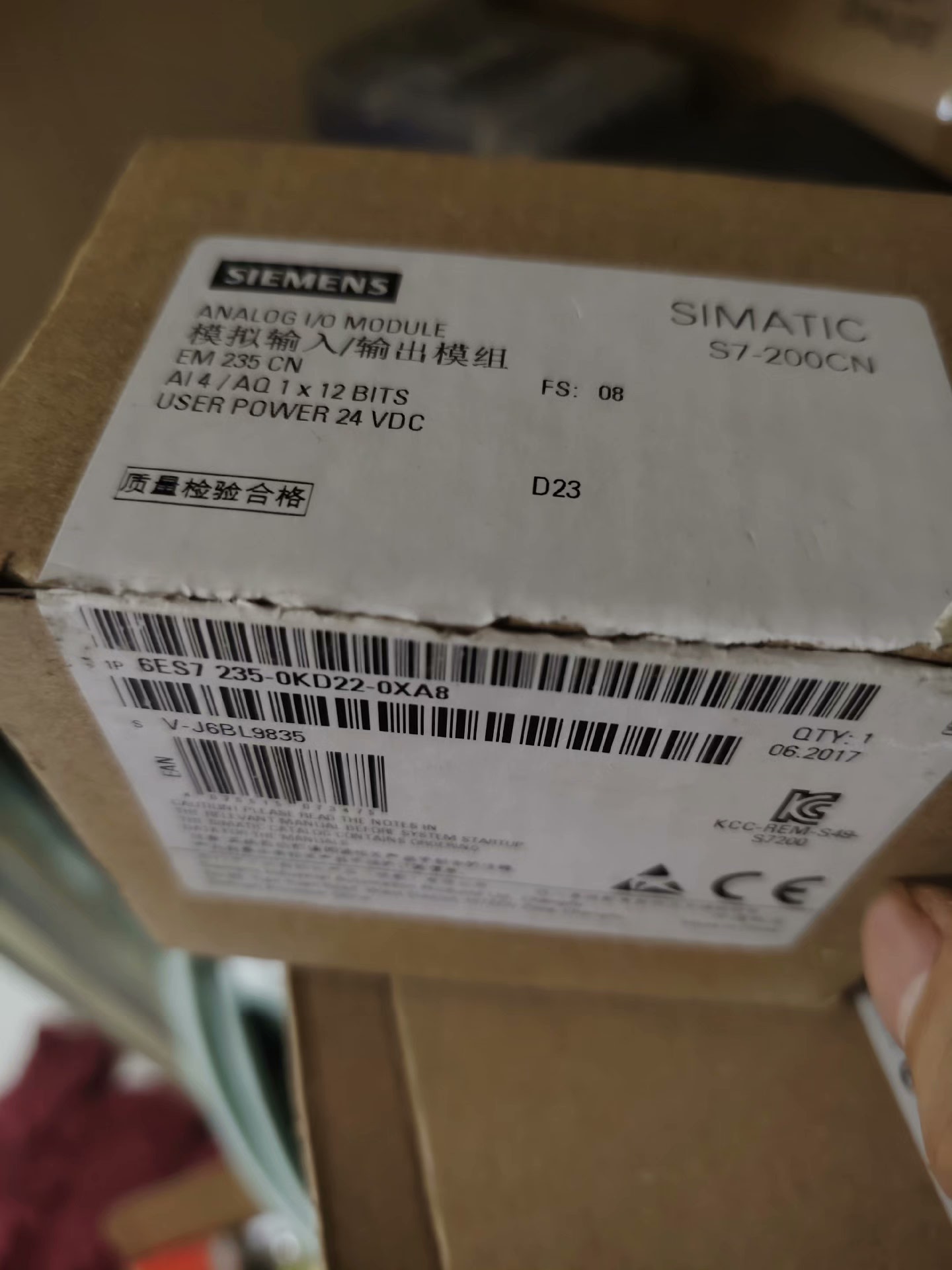 6ES7 235 OKD2OXA8 存货年代较远全新原装正品