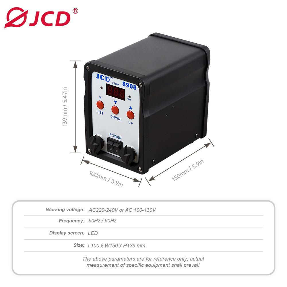 JCD二无品牌/合一8908返修焊温可调烙铁接工具手焊机电子维修拆台