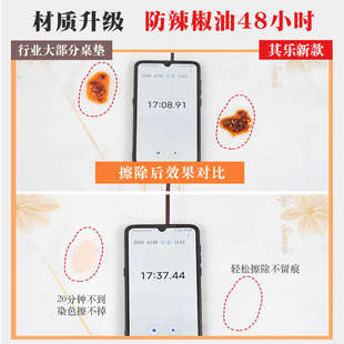 PVC茶几桌布防水防烫防油免洗软塑料玻璃卡通动漫网红餐桌茶几垫
