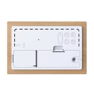 VA彩屏气象站室内外温湿度计木头无线天气预报闹钟双闹贪睡新