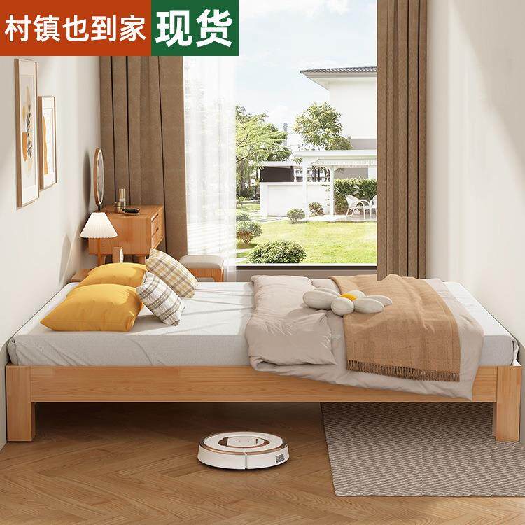 全实木榻榻米骨架排床架子无无床头木床可任尺意寸e56868民宿靠背